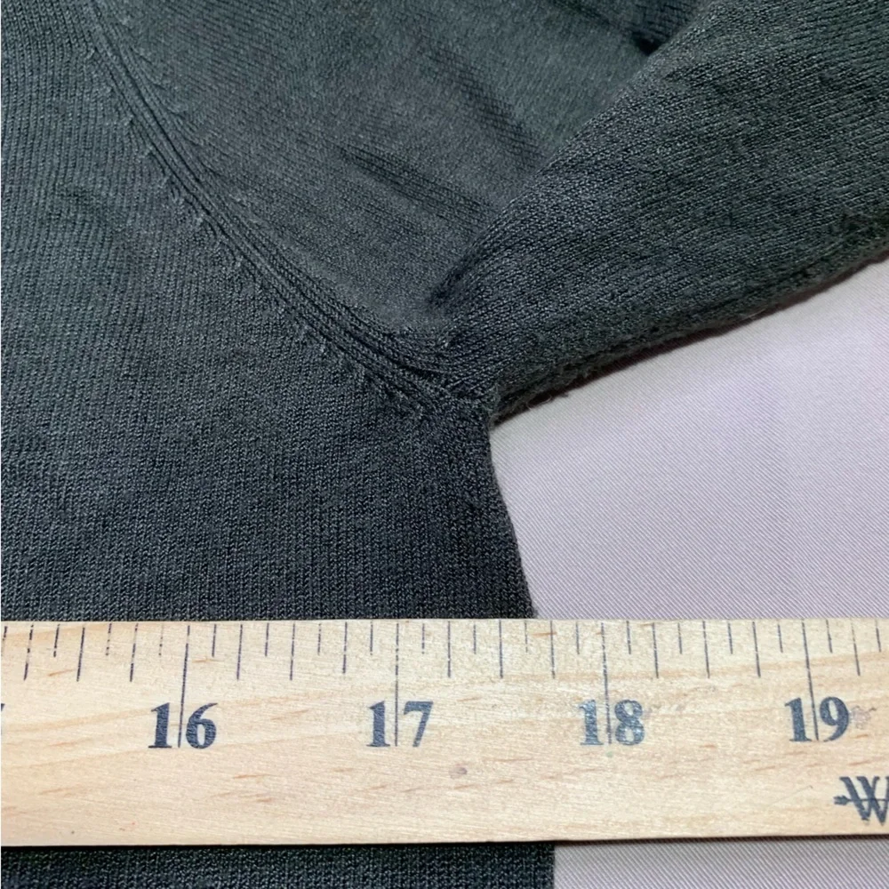 Zara XS Dark Green Pearl Button Cardigan - Picture 6 of 7